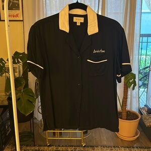 XS BUNKER BLOCK BOYFRIEND S/S WOVEN